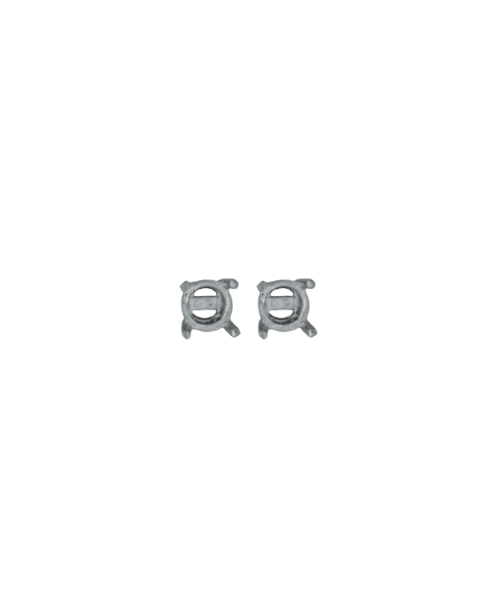 18CT W/G TRAD EAR MOUNT 30pt